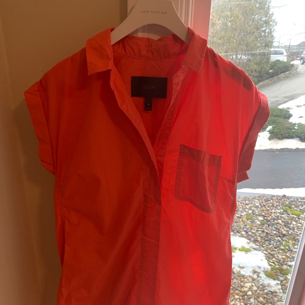 J. CREW Cotton Shirt Dress